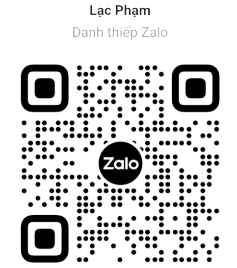 Mã QR Zalo Lạc Phạm - đặt lịch tư vấn và demo ERP