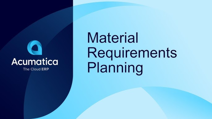 Central kitchen & MRP - Acumatica F&B Edition
