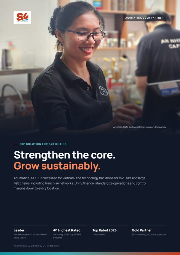 Acumatica F&B Edition by S4 brochure cover